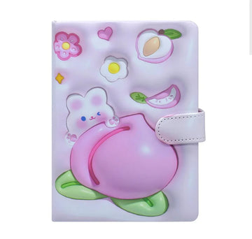 Fancy Printed B6 Notebook – Soft Cover | Stylish & Compact Writing Diary