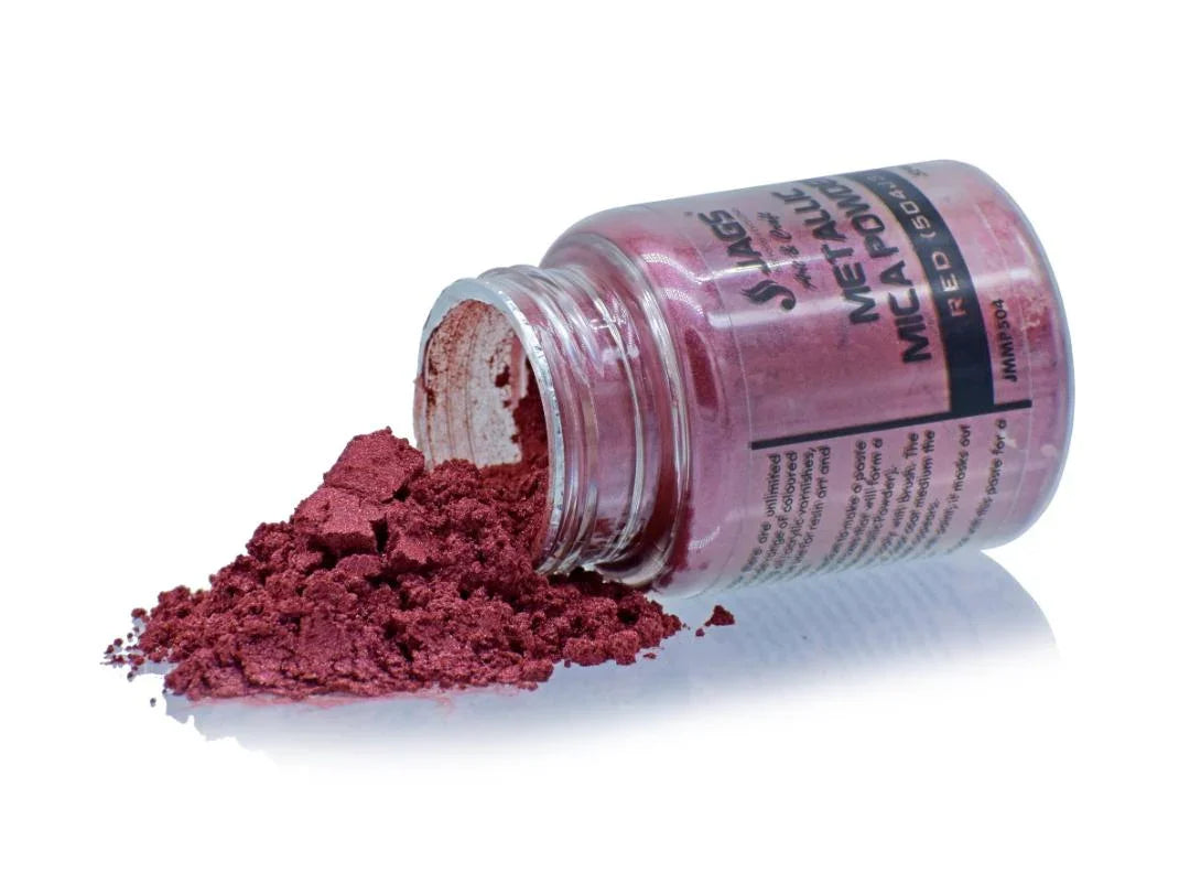 Jags Metallic Mica Powder – 15g Red