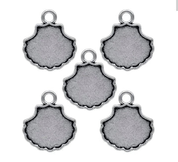 Round Metal Craft Fittings with Double Hole (5 Pcs) | MC-1043 |