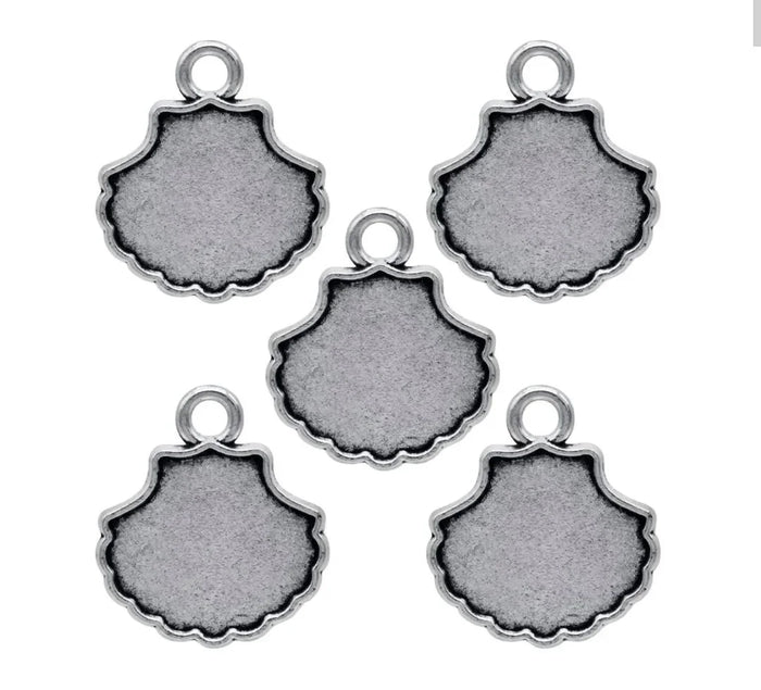 Round Metal Craft Fittings with Double Hole (5 Pcs) | MC-1043 |