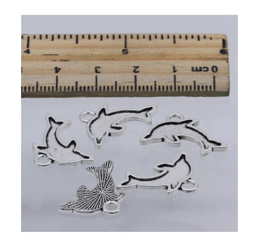 Dolphin Charms for Resin & Craft – 5 Pcs | MC-3629 | Metal Craft Fitting