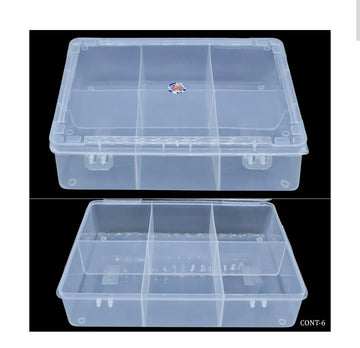 Mithai Container – 2 Partition Storage Box for Sweets & Snacks | CONT-6