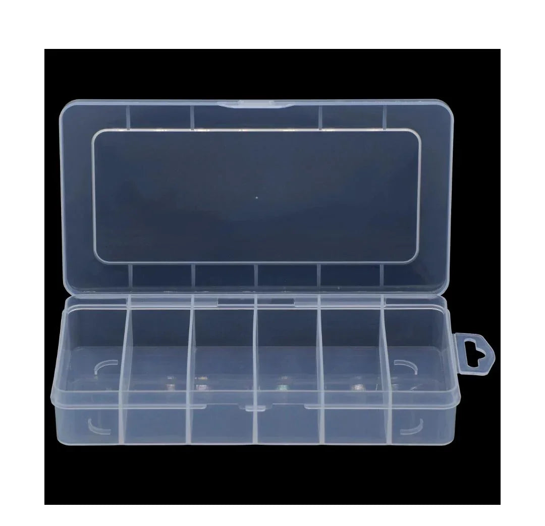 Transparent Plastic Storage Box – Small Organizer Case |