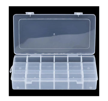 Clear Plastic Storage Box – Compact & Multi-Purpose Organizer