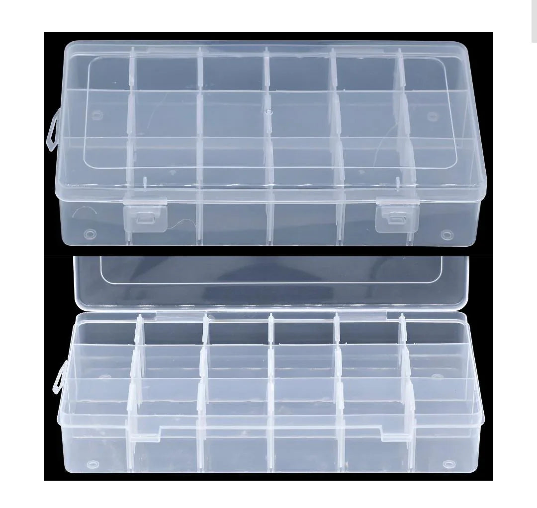 Clear Plastic Storage Box – Compact & Multi-Purpose Organizer