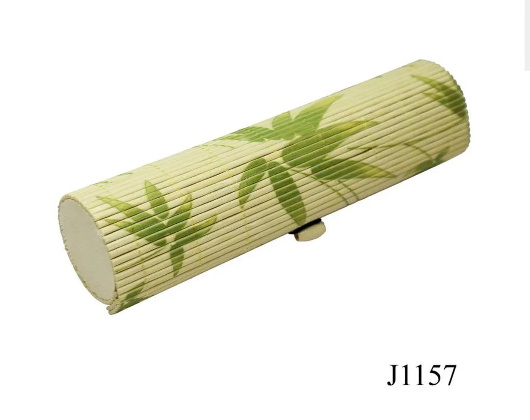 Round Bamboo Jewellery Box | J1157