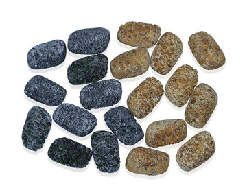 Artificial Grass Stones – Natural Look  20 Pcs Pack for Miniature & Garden Decor