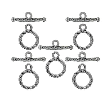 Antique Toggle Clasp Set (5 Pcs) | MC-4073 |