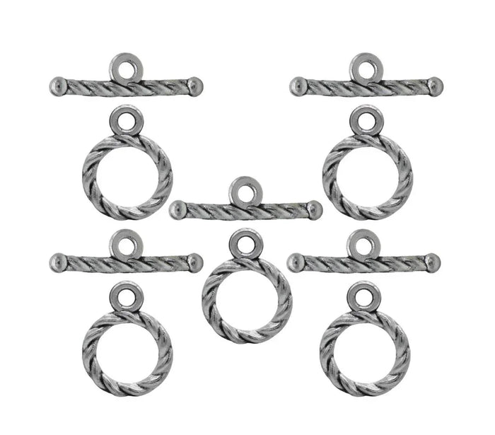 Antique Toggle Clasp Set (5 Pcs) | MC-4073 |
