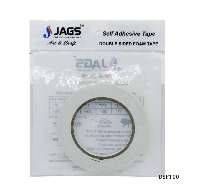 Double‑Sided Foam Tape 12mm × 2.5m – DSFT00