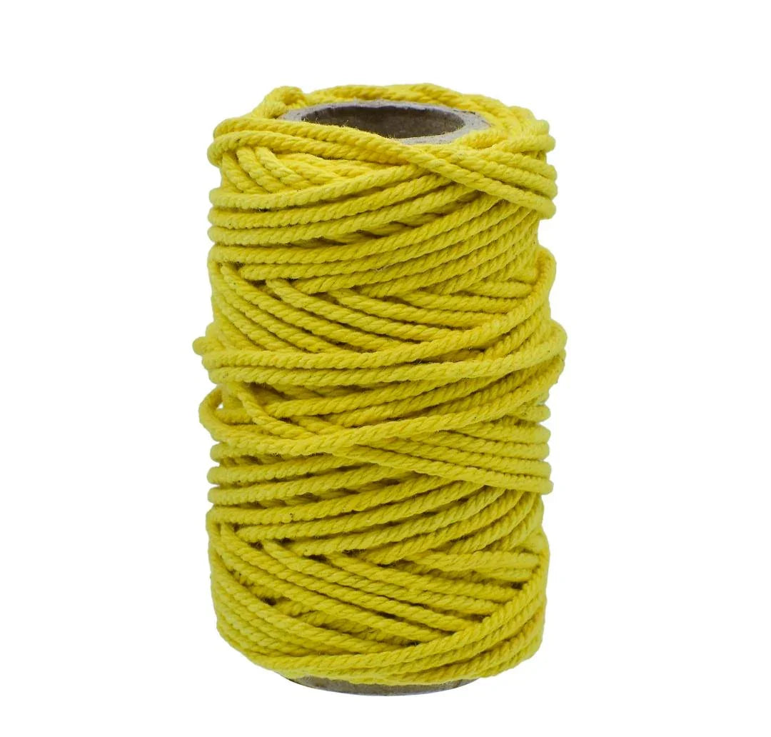 Cotton Colour Thread – Sunny Yellow 9 Ply (30 g) | JCCT10