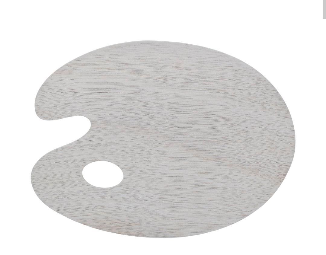 Wooden Plate Drawing Ovel 5MM 18x24cm TSB1824Y