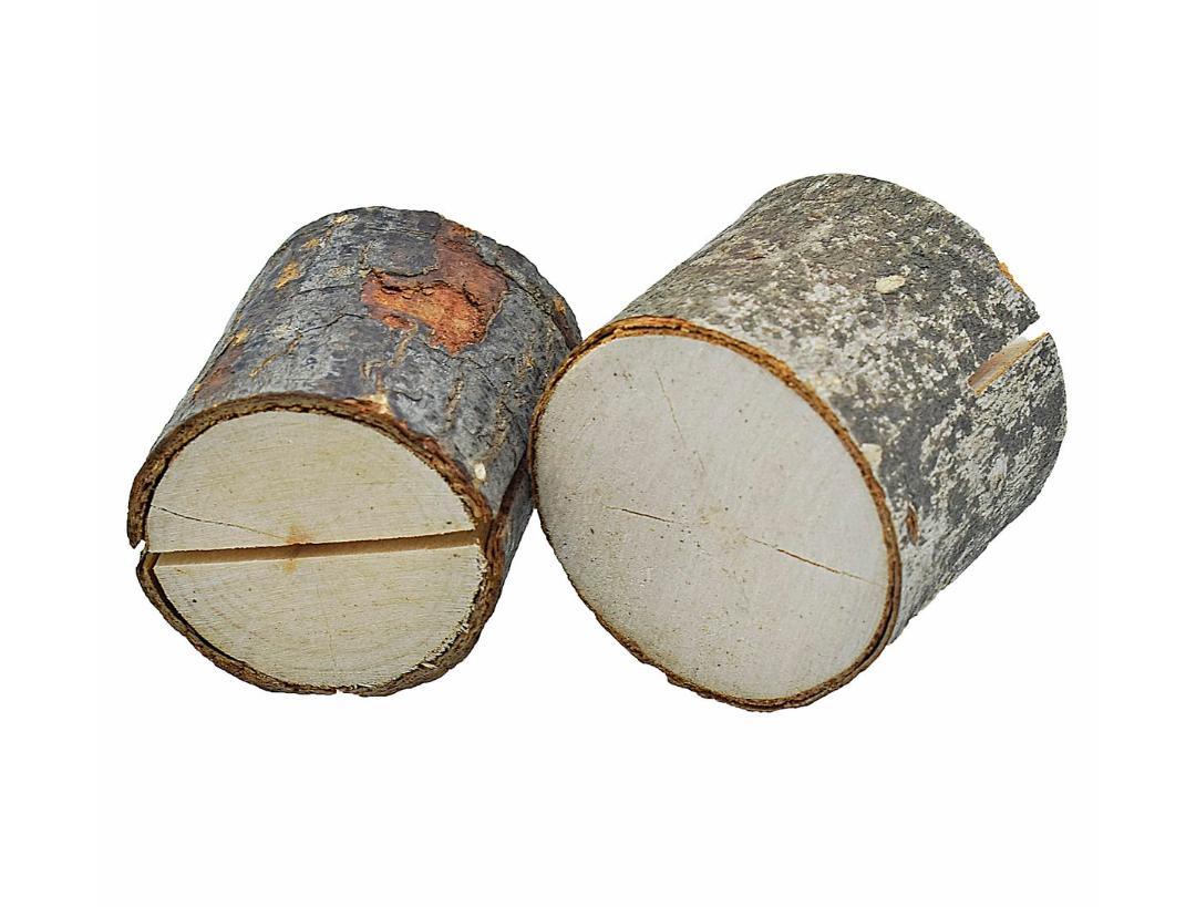 Round Wood Tree Sticks (2 Pcs Pack)