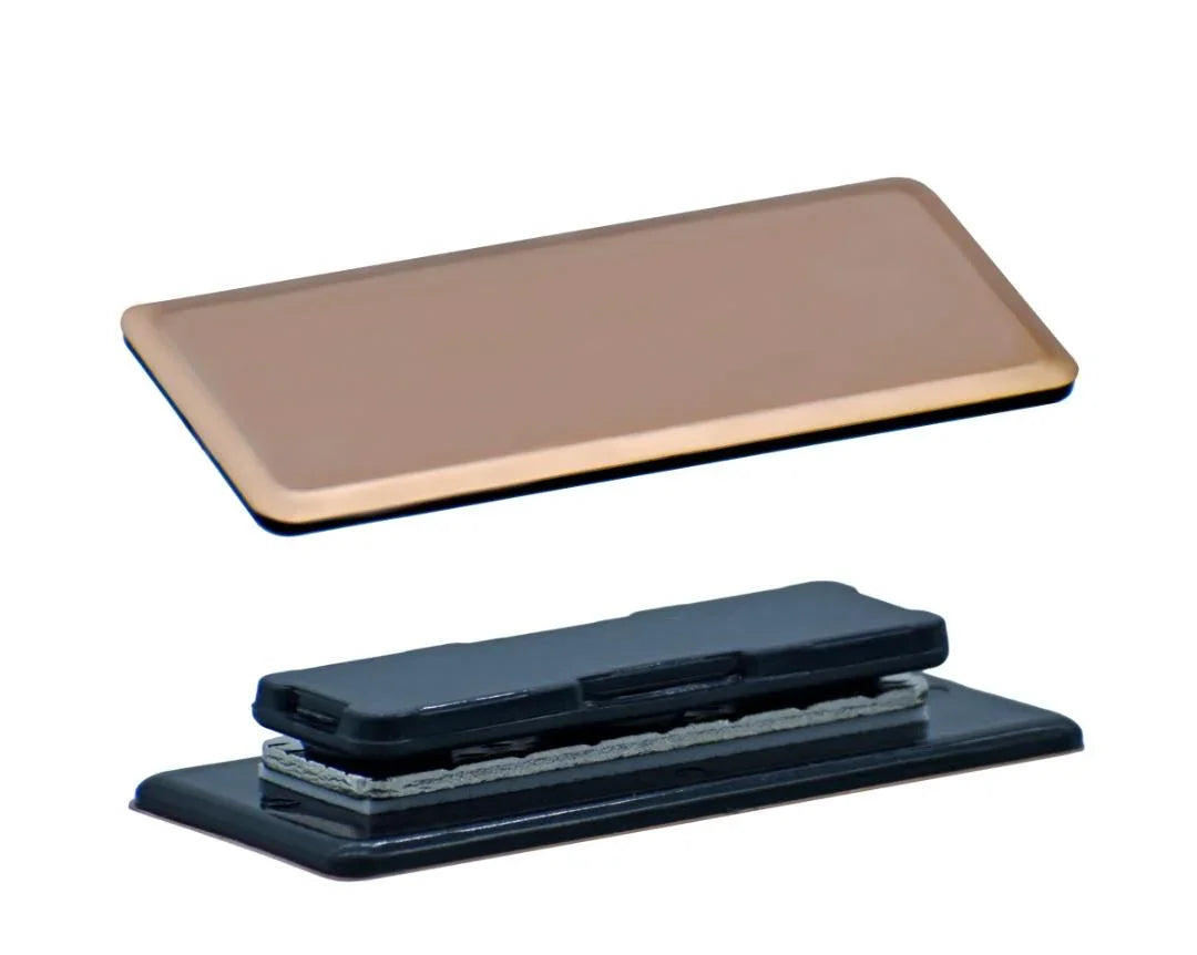 Magnetic Badge – 60x25MM Rose Gold Finish