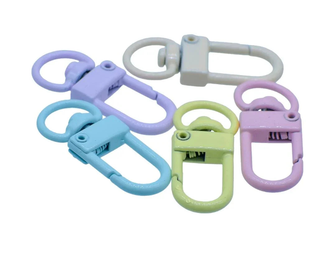 Key Ring Fitting – Lobster Claw Clasps Hook – 5 Pc – Colour