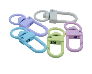 Key Ring Fitting – Lobster Claw Clasps Hook – 5 Pc – Colour