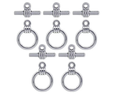 Metal Craft Fitting – Toggle Clasp – 5 Pc Set – MC