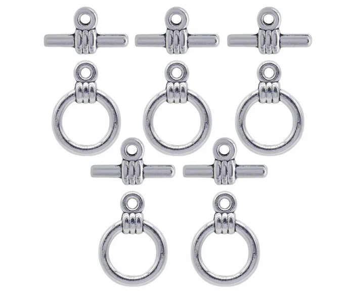 Metal Craft Fitting – Toggle Clasp – 5 Pc Set – MC