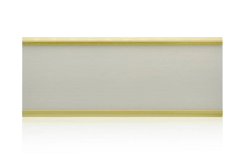 Aluminium Name Plate – 9x24CM Gold | W-030GD