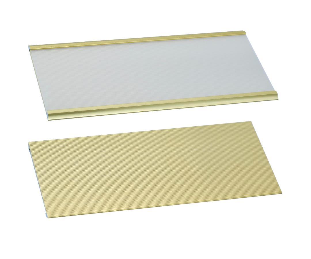 Aluminium Name Plate – 9x24CM Gold | W-030GD