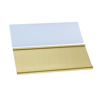 Aluminium Name Plate – 9x24CM Gold | W-030GD