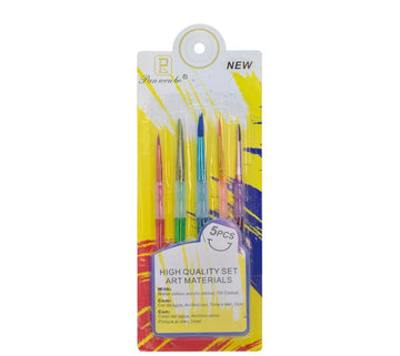 Kids’ Round Painting Brush Set – 5 Pcs | HB6187A