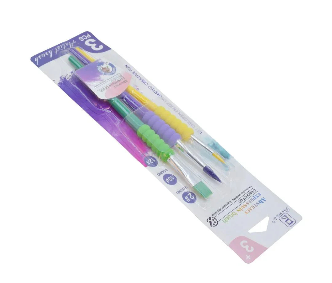 Kids’ Painting Brush Set – 3 Pcs | HB6183B