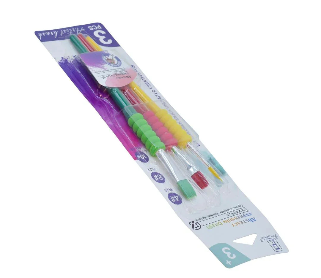 Kids’ Painting Brush Set – 3 Pcs | HB6183A