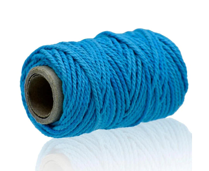 Jags Cotton Colour Thread – Sky Blue | 9 Ply | 30 g | JCCT17 l Pack of 1 contains 6 pcs