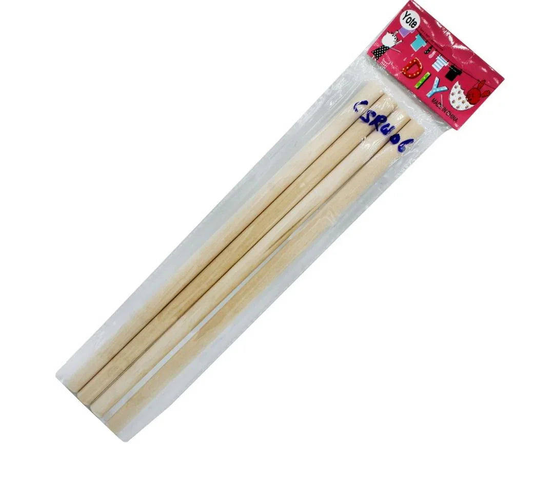 Craft Stick Round 12 Inch 4Pcs (12MM Thick) | CSRW06