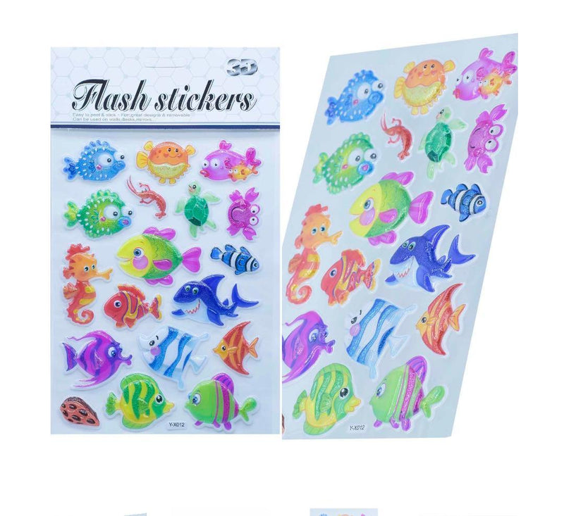 Stickers Flash 3D Mix Design | Y-X003