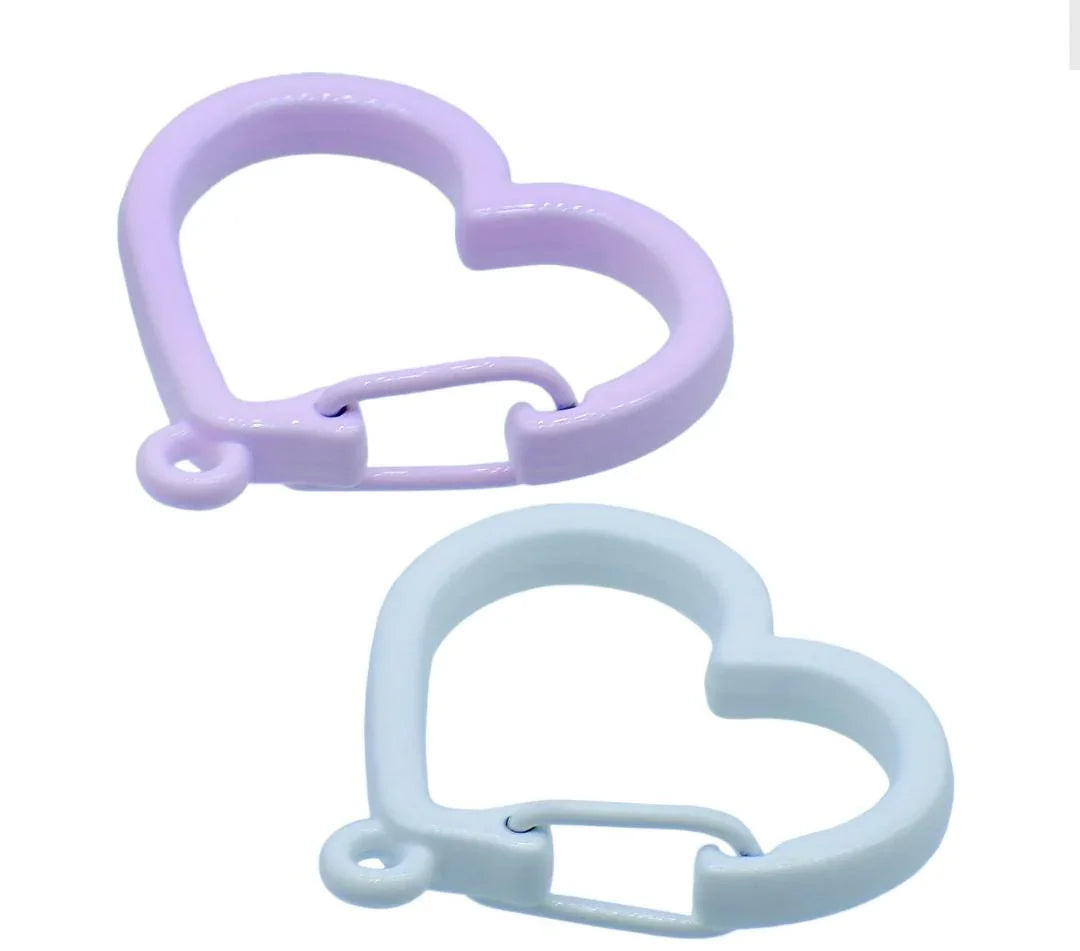 Key Ring Fitting Heart Shape 2Pc (Colour) | KHC2P-3