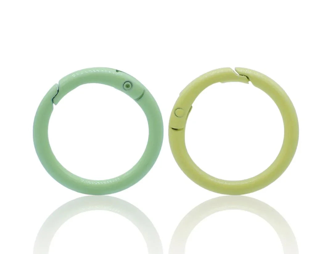 Key Ring Fitting Round Big 2Pc (Colour) | KHCR323