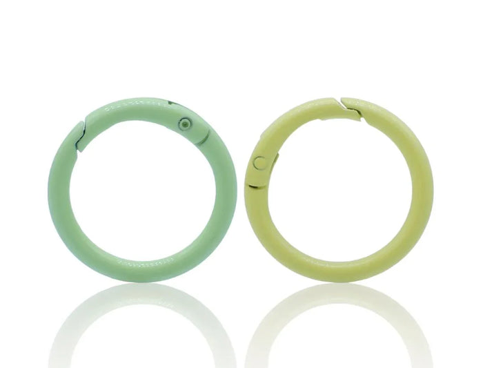 Key Ring Fitting Round Big 2Pc (Colour) | KHCR323