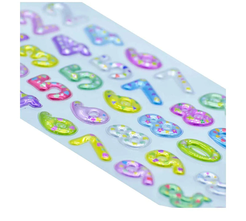 Stickers Number Lite Balloon TJK-A