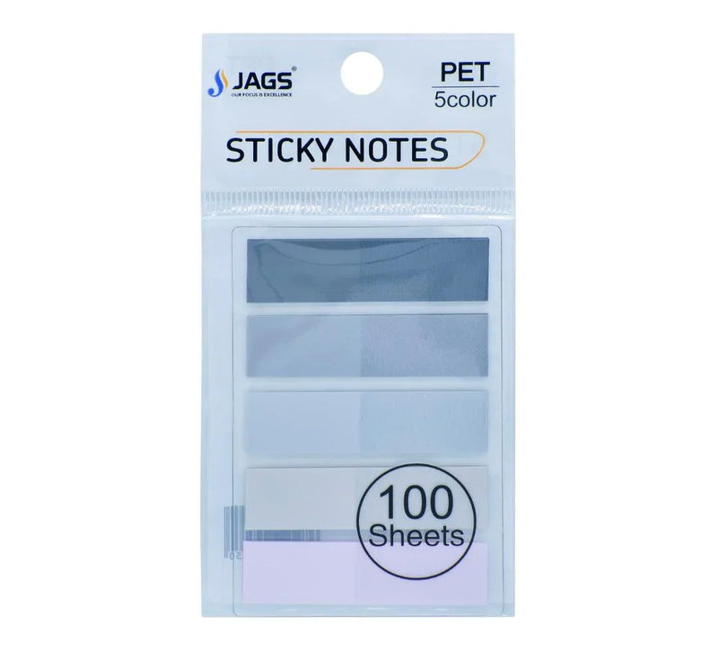 Jags Sticky Note Index Pastel 5 Colours 100 Sheets | JSNA02