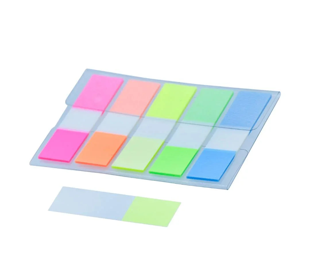 Jags Sticky Note Index Neon Tone 5 Colours 100 Sheets | JSNA03