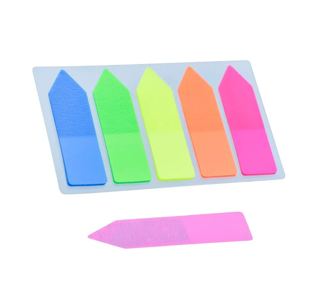 Jags Sticky Note Arrow Neon 5 Colours 100 Sheets | JSNA01
