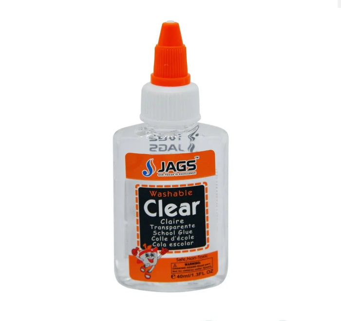 Jags Washable Clear Glue Gel 40ML | JAGSCR203