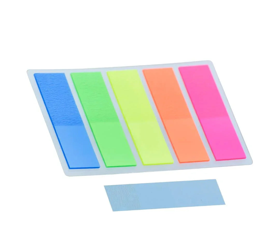 Jags Sticky Note Index Neon 5 Colours 100 Sheets | JSNA06