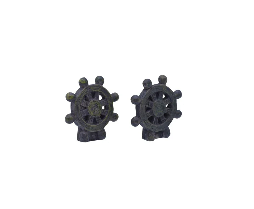 Miniature Ship Wheel Set of 2 | C0784