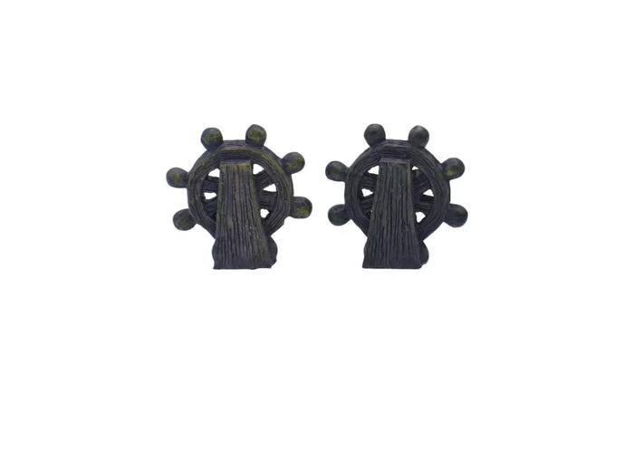 Miniature Ship Wheel Set of 2 | C0784