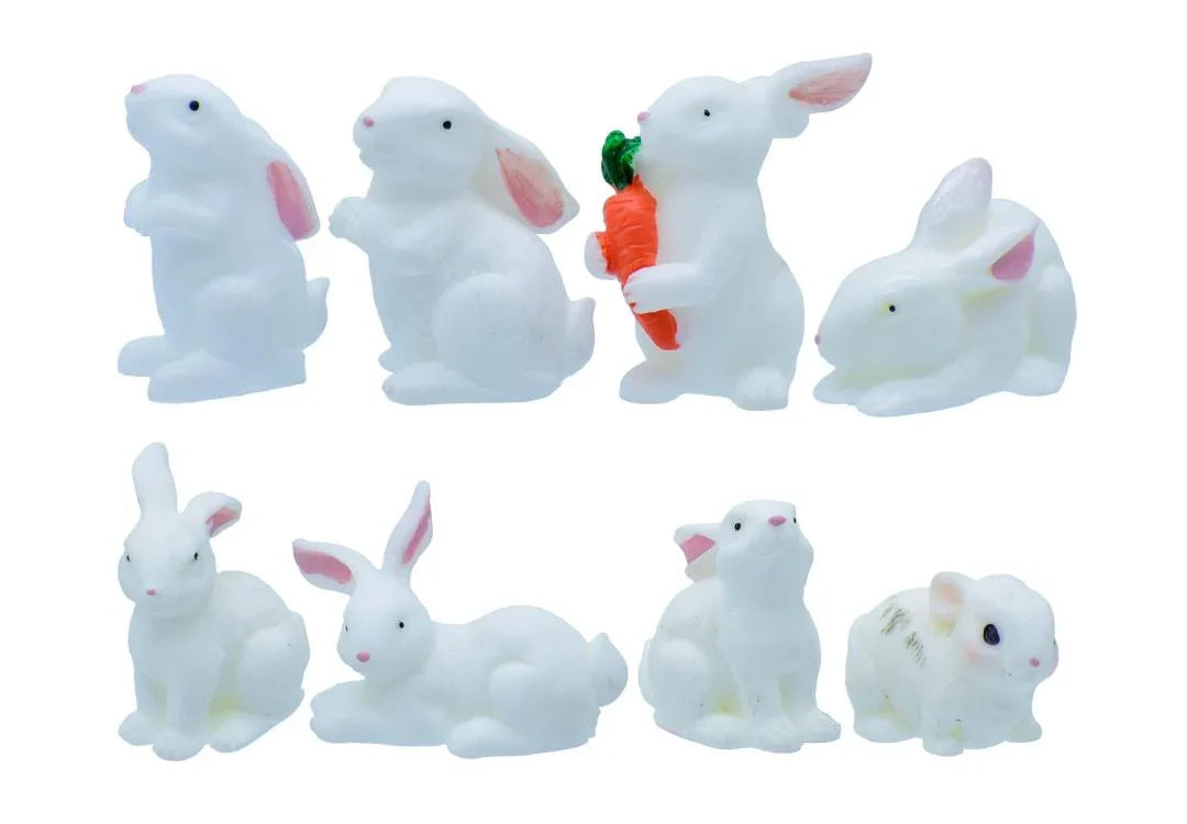 Miniature Rabbit 8 Pcs Set | C0215-A