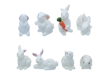 Miniature Rabbit 8 Pcs Set | C0215-A