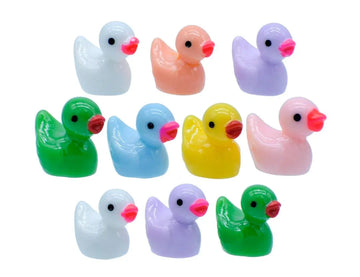Miniature Duck 10 Pcs Mix Colour | MMAN-84