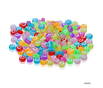 Craft Beads Smiley Small 25 gm 4x7 mm | JCB202