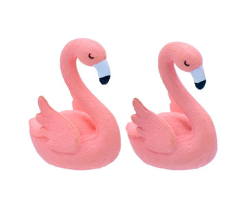 Miniature Swan Pink 2 Pcs Set  | C0181-A
