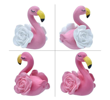 Miniature Swan with Rose 2 Pcs Set| C0326-A