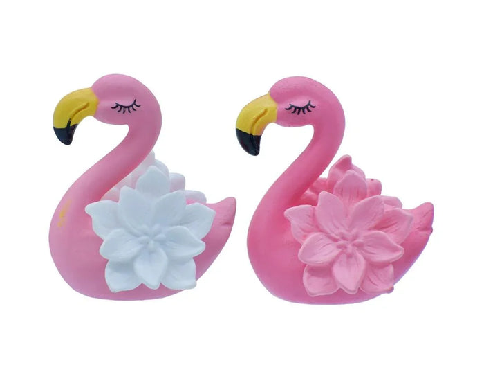Miniature Swan With Lotus 2 Pcs | C0326-B