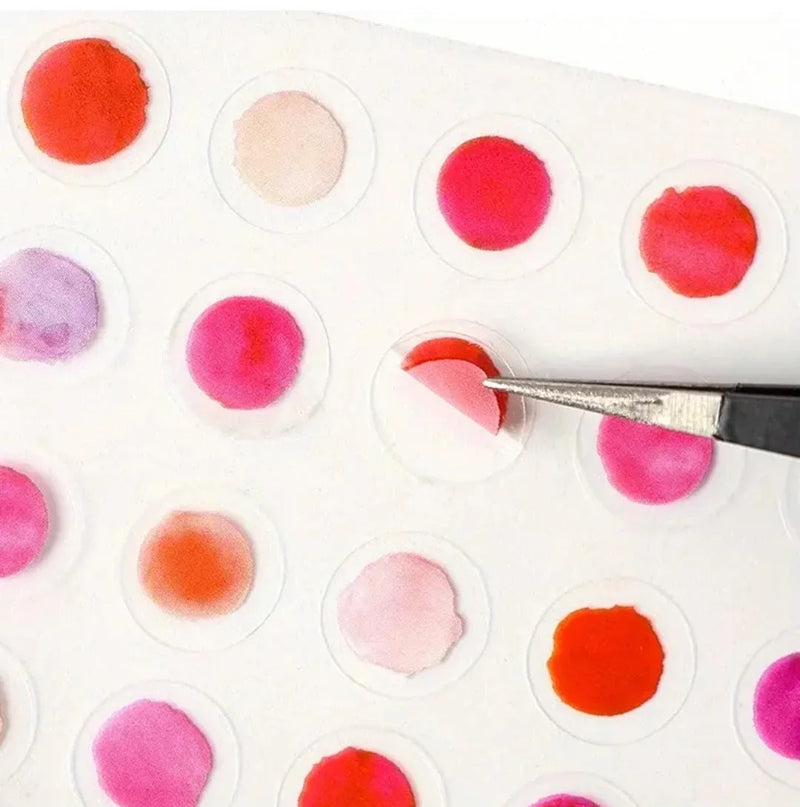 Buy 1 & Get 1 Free Premium Morandi Dotted Sticker Roll - 1 Roll of Adorable Journaling and Decorative Craft Stickers